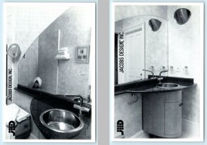 2 - 4 x 6 Postcards MARIN DESIGNERS SHOWCASE 1999, CA Bathroom JACOBS DESIGN
