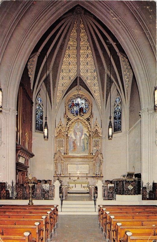 Detroit Michigan~St John's Episcopal Church Sanctuary~1974 Postcard