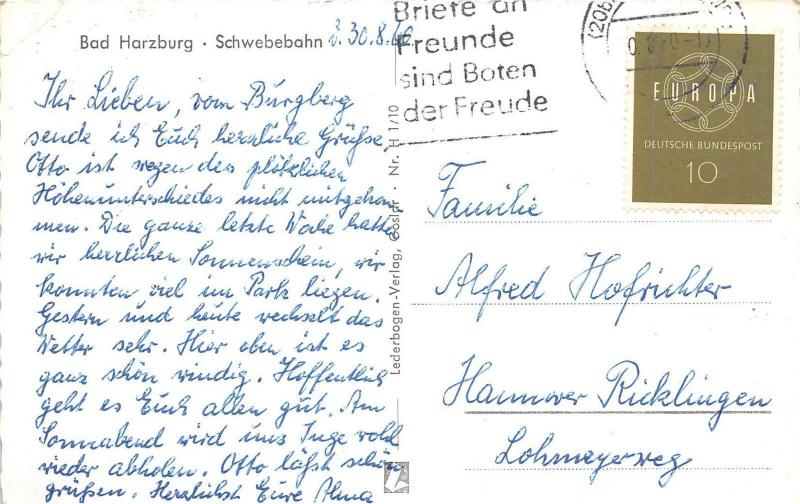 BG28761 bad harzburg schwebebahn   germany  CPSM 14x9cm