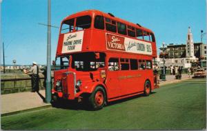 London Omnibus Victoria BC British Columbia Tourism Unused Vintage Postcard D39