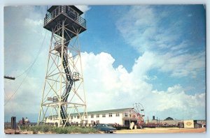c1960 Ocean City Maryland MD Vintage Postcard U. S. Coast Guard Lookout Tower