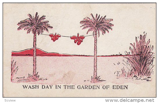 Wash day in the Garden of Eden , PU-1906