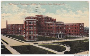 The Western Pennsylvania Hospital, Friendship Park, Pittsburgh, Pennsylvania,...