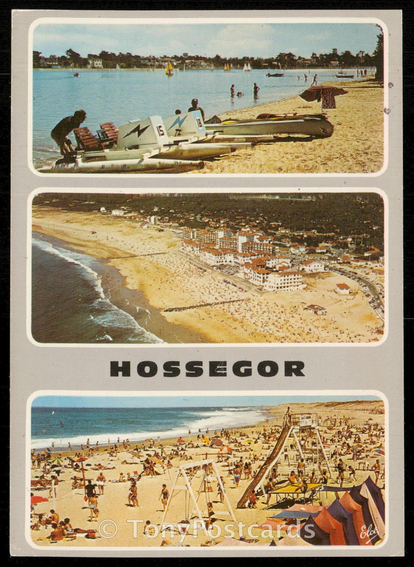 Hossegor La Plage Blanche Hippostcard