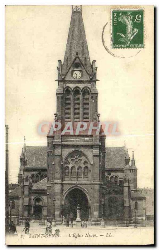 Old Postcard Newfoundland L Eglise Saint Denis