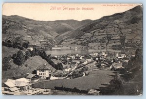 Zell am See Salzburg Austria Postcard Zell at Sea against the Dog Stone 1904