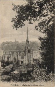 CPA Fougeres Eglise St Sulpice (1237468)