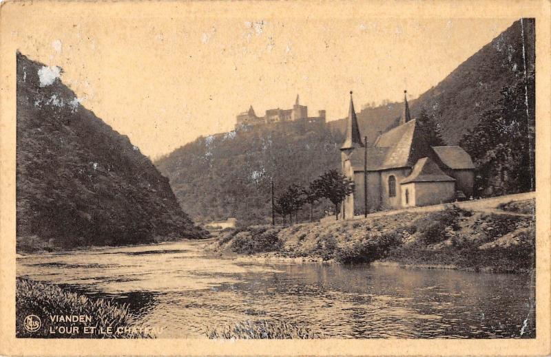 BR55260 l our et le chateau Vianden luxembourg