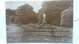 Vintage Rp Postcard A Corner in Dollar Park Falkirk Scotland Posted 1953 Rppc