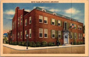 View of Boys Club, Little Rock AR Vintage Postcard O59