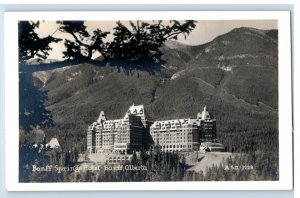 C. 1910 Banff Springs Hotel Banff Alberta RPPC Postcard F144E