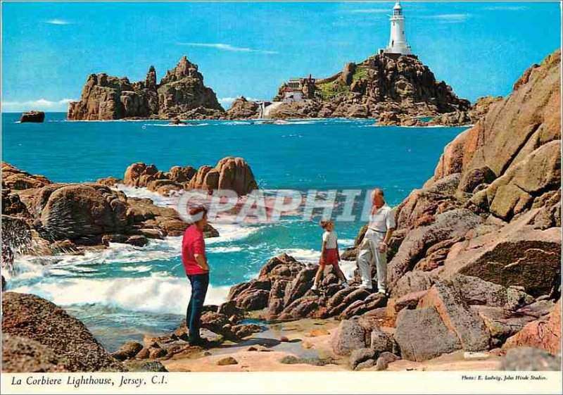 The Modern Postcard Corbiere Lighthouse Jersey CI