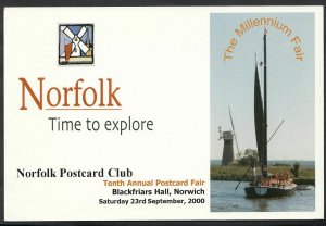 Norfolk Postcard - Norfolk Postcard Club - The Millennium Fair  LC4216 