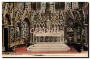 Bon Secours Old Postcard The high altar