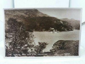Antique Rp Postcard Loch Katrine and Ben A'An Stirling c1920s Rppc