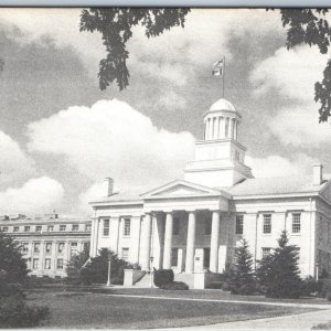 c1950s Iowa City University Old Capitol Campus PC Photo by John M Zielinski A201