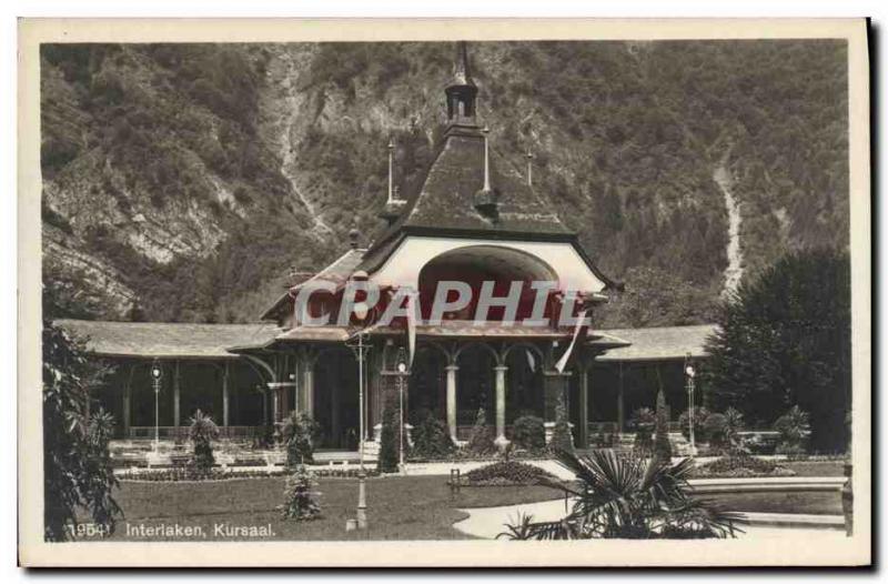 Old Postcard Kursaal Interlaken