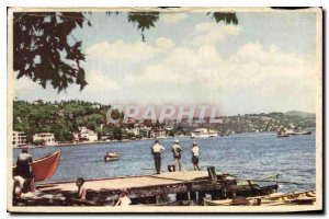 Postcard Old Sahilleri Bebek Bebek on the Bosphorus Istanbul