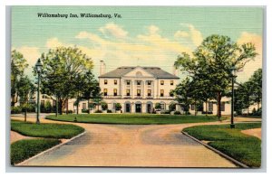 Vintage 1940's Advertising Postcard Williamsburg Inn Williamsburg Virginia