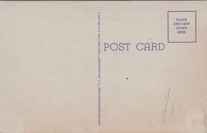 USA Suwanee Stern Paddle Steamer Dearborn Michigan Linen Postcard C002