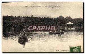 Old Postcard Puigcerda Lake