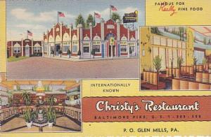 Pennsylvania Glen Mills Christy's Restaurant