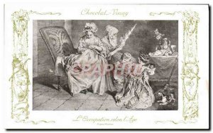 Old Postcard Fancy Chocolate Advertisement Vinay L & # & # 39occupation accor...