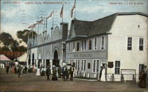 Providence RI Vanity Fair South Walk c1910 Postcard