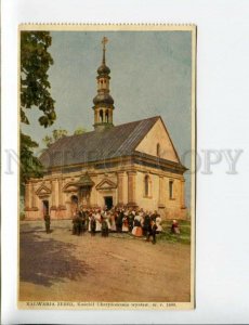 3171837 POLAND KALWARJA zebrzydowska church Vintage postcard