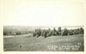 Beulah Michigan #H71 Crystal Lake Hills RPPC Photo 1930s Postcard 20-13171