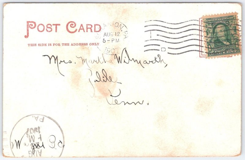 Vintage 1907 Albright Memorial Library Scranton PA Postcard