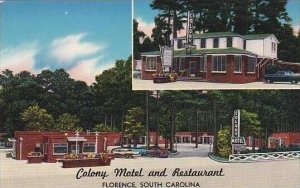 South Carolina Florence Colony Motel and  Restaurant