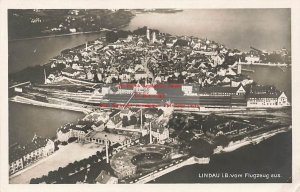 Germany, Lindau, RPPC, Panorama View, A. Weber Photo No 56182