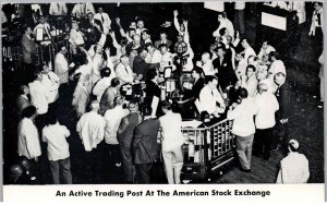 New York, New York - A view of the American Stock Exchange - c1930