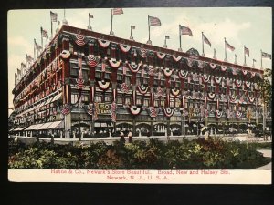 Vintage Postcard 1907-1915 Hahne & Co. Department Store Broad Str. Newark N.J.