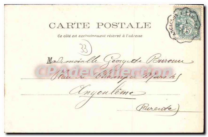 Old Postcard Arcachon Vue Generale De La Ville D'Ete