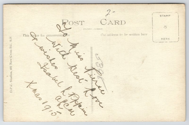 Greenwich-New Cross UK Isabel L Pippin~ALCM Grad~London College of Music RPPC