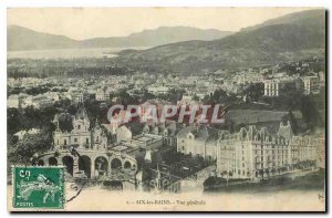 Old Postcard Aix les Bains General View