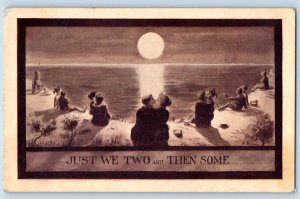 H. Horina Signed Artist Postcard Just We Two And Then Some Kissing Romance 1913