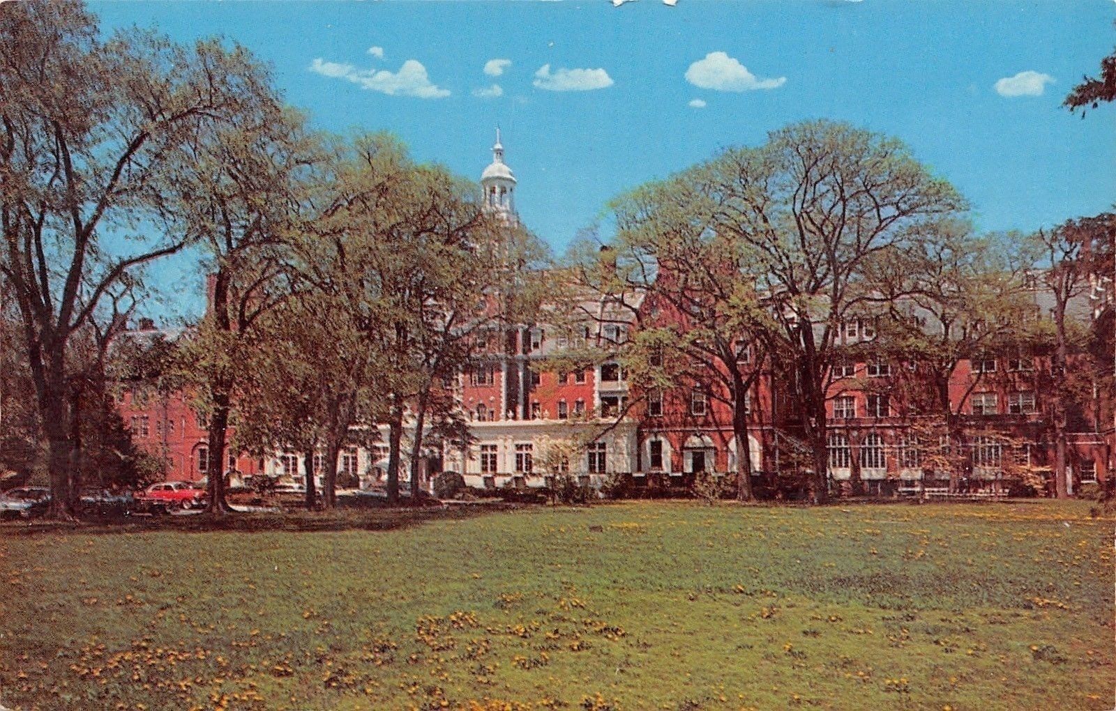 Garden City Long Island New York Garden City Hotel 1950s Postcard