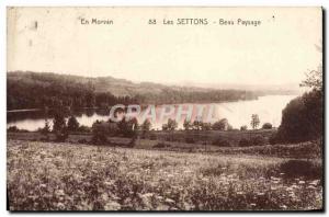 Old Postcard In Morvan Settons Beautiful Landscape