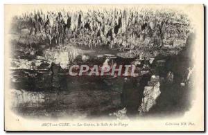 Old Postcard Arcy On Cury Caves Hall Of The Virgin