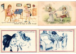 CHILDREN GREETINGS Mostly ARTIST SIGNED 100 Vintage Postcards (PART 18.) (L6155)