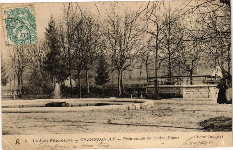 CPA CHAMPAGNOLE - Promenade de Belles-Frises (212400)