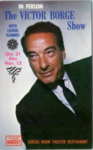 SPARKS, NV Nevada  The VICTOR BORGE SHOW  at the NUGGET c1960s  Postcard