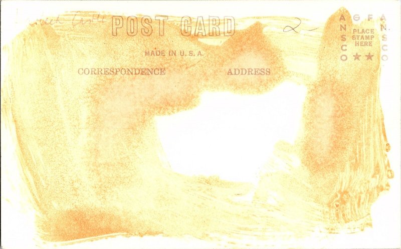 RPPC Postcard Pre-Dreadnought Battleship US Navy Warship c.1900