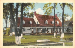 SOREL-TRACY, Quebec Canada   MUSEE HISTORIQUE  Historical Museum   Postcard