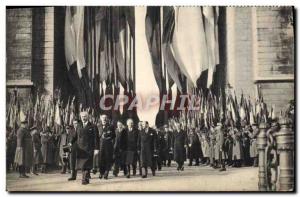 Postcard Modern Army President of the Republic Unknown Soldier Paris