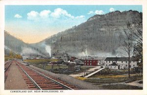 Middlesboro Kentucky Cumberland Gap Railroad Vintage Postcard AA30577