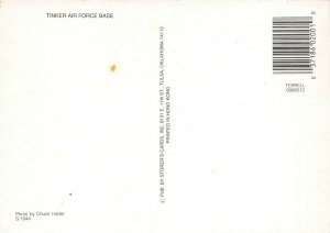 TINKER AIR FORCE BASE OKLAHOMA AERIAL VIEW POSTCARD 